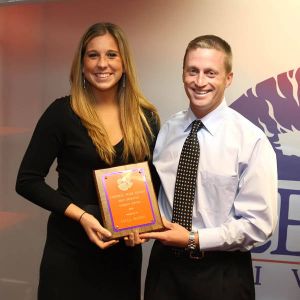 Paula Pritzen - Most Improved Award postseason awards banquet 041809
