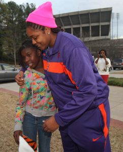 The Clemson men&acirc;?<sup>TM</sup>s and women&acirc;?<sup>TM</sup>s basketball teams hosted area children at the Tiger Wonderland charity event on Thursday, December 15 at Littlejohn Coliseum.