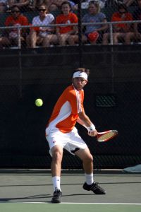 Coach Chuck Kriese's final home match - Photos courtesy of Mark Crammer