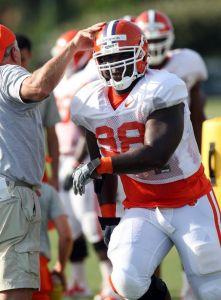 Brandon Thompson practice 081011