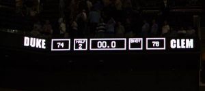 clemson vs. duke 2008 acc tournament semifinal