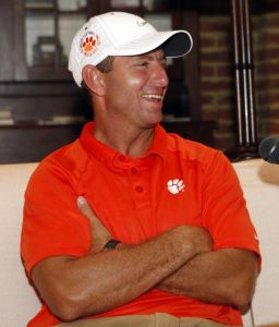 dabo swinney media golf outing 071911