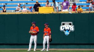 The Tigers practiced at Rosenblatt Stadium on Friday afternoon.