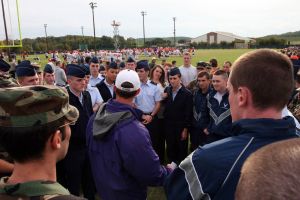 Football Practice With Clemson Students