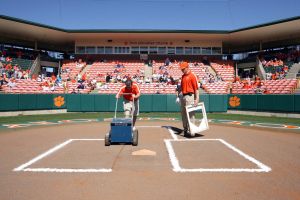 The Clemson baseball team opened the 2008 season Saturday, Feb 23 by sweeping Mercer in a doubleheader at Doug Kingsmore Stadium. The Tigers won the first game, 12-5, and the second one, 6-5. Photos courtesy Mark Crammer and The Orange & White.