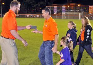 The Tigers' 1984 National Championship team was inducted into the Clemson Ring of Honor on Friday, September 4, and was honored at halftime of the Clemson vs. South Carolina game.