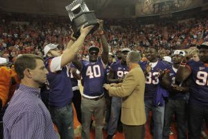 football team acc championship halftime