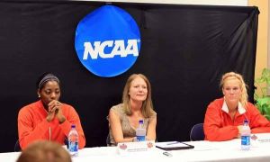 postgame press conference - jolene jordan hoover, danielle hepburn, jeannette abbott