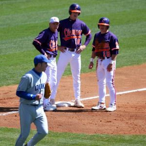 Clemson vs. Duke Baseball#$%^March 16, 17, 18, 2007#$%^Photos courtesy of Mark Crammer and The Orange & White