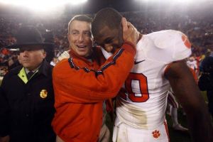 Head Coach Dabo Swinney and Andre Branch