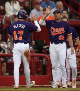 Steve Wilkerson and Trevor Kieboom celebrate