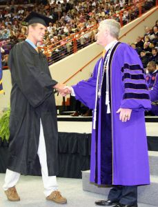 brett maclennan mens swimming and diving graduation spring 2007