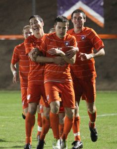 Brynjar Benediktsson goal celebrate