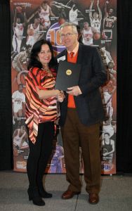 Barbara Zatezalo (Accepting on behalf of her late husband, Butch Zatezalo) - Clemson Men's Basketball 100th Anniversary Luncheon