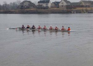 second varsity 8+ on water 032407