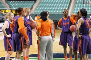 The team at Greensboro Coliseum in prep for 2012 ACC Tournament on Feb. 29, 2012.