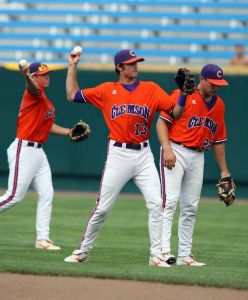 The Tigers practiced at Rosenblatt Stadium on Friday afternoon.