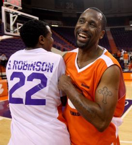 Shawan Robinson and Greg Buckner