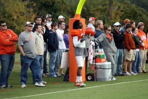 Football Practice With Clemson Students