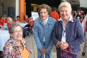 Clemson letterwinners gather at the Letterwinners Room before every home football game.