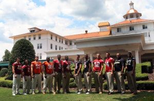 Atlantic Division Players at the 2011 ACC Football Kickoff in Pinehurst, NC.