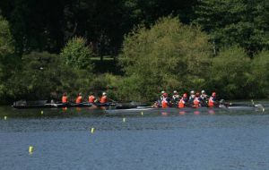 The Tigers' Varsity 4+ won the NCAA title on Sunday morning at the 2009 NCAA Rowing Championships in Cherry Hill, NJ, capturing Clemson's first-ever national title in rowing. Clemson finished 12th as a team at the national championships.