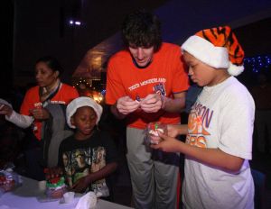 The Clemson men&acirc;?<sup>TM</sup>s and women&acirc;?<sup>TM</sup>s basketball teams hosted area children at the Tiger Wonderland charity event on Thursday, December 15 at Littlejohn Coliseum.