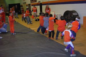 Members of the Solid Orange Squad facilitated activities at IPTAY's annual Tiger Cub Club Birthday Party held prior to the Clemson vs. Coastal Carolina football game on October 31, 2009.