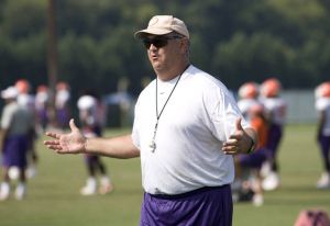 The Tiger football team held its sixth day of preseason practice on Monday, August 10.