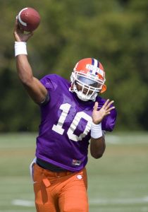 The Clemson football team held its fourth day of preseason practice on Friday, August 7.