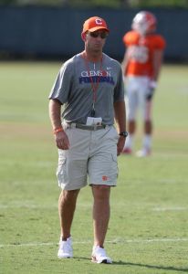 Head Coach Dabo Swinney practice 081011