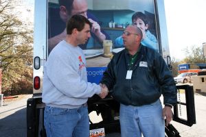 Members of the Clemson football team spent the morning of Monday, December 20 volunteering at Harvest Hope Food Bank in Greenville.