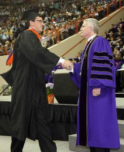 Sixty-three Tiger student-athletes received their Clemson University degrees on Friday, May 7, 2010.