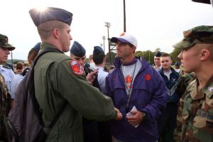 Football Practice With Auburn Students