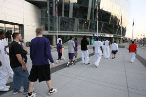 The Tigers visited the College Basketball Experience on Tuesday afternoon in Kansas City.