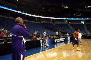 ncaa press conference and practice 032008