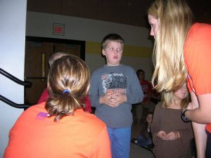 Rachel Sparks and Meggie Mizelle (swimming and diving) and Lauren Taylor (cheerleading) visited Honea Path Elementary School on Friday, October 16 to hold Be A T.I.G.E.R! assemblies for the schools' kindergarten, first and fourth grade students.
