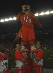 cheerleaders and rally cats 2009 football season