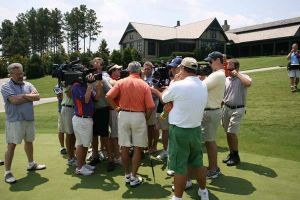 tommy bowden media golf outing 071508 tv interviews
