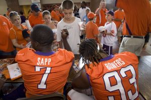 The Clemson football team held its annual Fan Appreciation Day on Sunday, August 23 at Memorial Stadium.