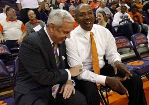 Head Coaches Oliver Purnell and Roy Williams