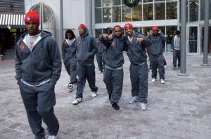 The Tigers attended a Welcome Reception at Strike City Bowling on Monday afternoon following their first bowl practice in Charlotte Monday morning.
