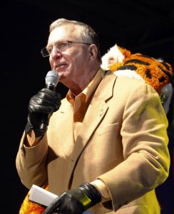 A pep rally was held for Tiger fans at the Marriott City Center in Charlotte on Thursday.