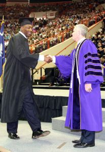 lorenzo bromell football graduation spring 2007