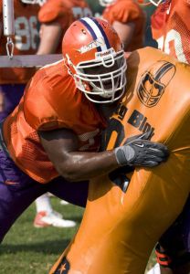 The Tiger football team held its sixth day of preseason practice on Monday, August 10.