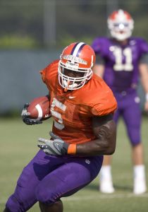 The Tiger football team held its sixth day of preseason practice on Monday, August 10.