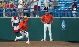 The Tigers practiced at Rosenblatt Stadium on Friday afternoon.