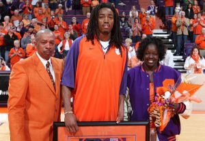 Raymond Sykes, his sister and Oliver Purnell