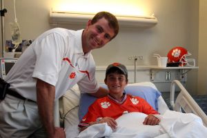 Clemson Football Visits Local Children's Hospital