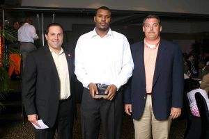 Trevor Booker - Leading Rebounder Award postseason awards banquet 041709